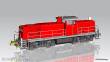 Piko 22046 - Sound-Diesellok BR 296 Railion VI Wechselstromversion, inkl. PIKO Sound-Decoder