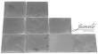 Juweela 22087 - 1:24 Gehwegplatten 50x50, grau dunkel, 60x