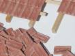 Juweela 22098 - 1:24 Dachziegel Herzziegel rot mittel, 120x