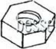 Weinert 2211 - Nylon-Sechskantmuttern M 2 DIN 934