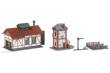 Faller 222108 - Set Nebenbahnlokschuppen mit Blockstelle
