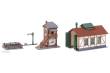 Faller 222108 - Set Nebenbahnlokschuppen mit Blockstelle