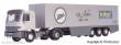 Kibri 22500 - H0 MB Actros 2-achs mit Koffersattelauflieger, Fertigmodell