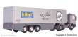 Kibri 22500 - H0 MB Actros 2-achs mit Koffersattelauflieger, Fertigmodell