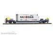 Bemo 2289112 - RhB Sb-v 7718 Tragwagen mit Container ´Migros´ WB002