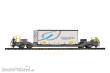 Bemo 2289164 - RhB Sbk-v 7704 Tragwagen mit Planenbehälter ´Gfeller´