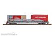 Bemo 2290122 - RhB Sl 7762 ACTS Tragwagen mit Mulden ´RhB & Güterbahn (Hafen)´