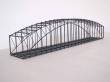 Hack Brücken 23120 - Bogenbrücke 37cm, zweigleisig, grau - Typ BN37-2