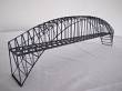 Hack Brücken 23150 - Bogenbrücke 50 cm zweigleisig, grau - Typ BN50-2