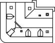 Faller 232313 - Stadteckhaus mit Kneipe
