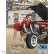 Master Box Ltd. MB24017 - Pin-up series.A short stop.Kit No.3 in 1:24