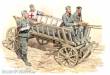 Master Box Ltd. MB3558 - Road to the rear 5 figs + cart in 1:35