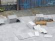 Juweela 23340 - 1:32 Gehwegplatte 25x50 grau hell, 140x
