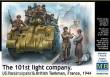 Master Box Ltd. MB35164 - 101th light company.US paratroopers and British tankmen in 1:35