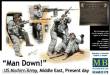 Master Box Ltd. MB35170 - Man Down! U.S. Modern Army,Middle east in 1:35