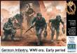 Master Box Ltd. MB35177 - German infantry,WWII era. Early period in 1:35