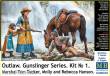 Master Box Ltd. MB35203 - Outlow. Gunslinger series Kit No.1. Marshal Tom Tucker,Molly a.RebeccaHanson in 1:35