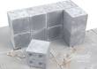 Juweela 23431 - 1:32/35 Betonblöcke Noppen 4er - 18x