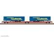 Trix T24470 - Doppel-Taschenwagen Sdggmrss 738