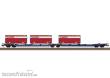 Trix 24474 - Doppel-Taschenwagen Sdggmrss privat VI