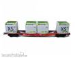 Modellbahn Engl 245 - 4x echte Altglasladung Innofreight XS