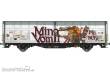 Albert Modell 245054 - Schiebewandwagen Hbbillns - CH-SBB - Ep.V - mit Graffiti - in silberner Farbgebung
