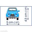 Cobi 24511 - Citroen 2CV Type AZ 1962