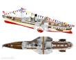 MODELL TEC 24530 - D/S Skibladner Seitenraddampfer 1:60 Bausatz