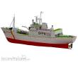 TÜRKMODELL 24553 - FPV Westra Fischerei Patrouillenboot 1:50 Holzbausatz