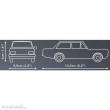 Cobi 24597 - Opel Rekord C-Schwarze Witwe