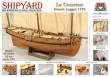 SHIPYARD 24602 - Le Coureur 1776 Laser Kartonbausatz