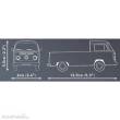 Cobi 24618 - Volkswagen T2a Pritschenwagen