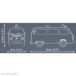 Cobi 24619 - Volkswagen T2b Krankenwagen