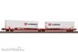 Piko 24626 - Taschenwagen T3000e mit 2 ´DB Schenker´ Trailern DB AG VI