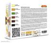 Lifecolor CS53 - NMM - Non Metallic Metal - Set 1 GOLD 6 x 22 ml