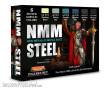 Lifecolor CS54 - NMM - Non Metallic Metal - Set 2 STEEL 6 x 22 ml