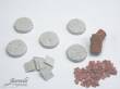 Juweela 25004 - 28mm 1x5 Bases bricks´n plates ø25mm + Zubehör