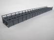 Hack Brücken 25090 - Blechträgerbrücke 42cm, 2-gleisig, grau - Typ TN42-2