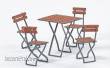Weinert 25658 - Gaststätten-Klappstühle mit kleinem Tisch (0)