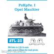 Friulmodel ATL-020 - Tracks for Pz I / Opel Maultier