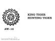 Friulmodel AW-16 - Tracks for King Tiger. Hunting Tiger