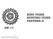 Friulmodel AW-17 - Tracks for King Tiger. Hunting Tiger Jagdpanther II Jagdpanther II