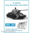 Friulmodel ATL-124 - Tracks for T-34/76 from November 1941/42/43