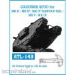 Friulmodel ATL-149 - Tracks for GROUSER SPUD for MK II/MK IV /MKIV TADPOLE TAIL/MK V/MK IX