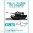 Friulmodel ATL-156 - Tracks for M46 /M47 PATTON M26 PERSHING track type T84E1