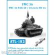 Friulmodel ATL-193 - Tracks for FCM 36 / FCM 36 PAK 40 / 10 cm le FH 16