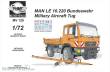 Planet Models 129-MV120 - MAN LE 10.220 Bundeswehr Military Aircra in 1:72