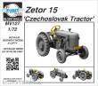 Planet Models 129-MV127 - Zetor 15 Czechoslovak Tractor in 1:72