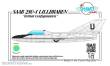 Planet Models 129-PLT263 - SAAB 210-I LILLDRAKEN Initial Configurat in 1:72