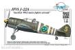 Planet Models 129-PLT264 - FFVS J-22A Swedish WW2 main fighter airc in 1:48